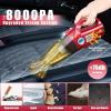 imageVARSK Car Vacuum Cleaner Portable Tire Inflator 4in1 High Power Handheld Car Vacuum ampamp Air Compressor with LED Light and Digital Tire Pressure Gauge LCD Display 12V DC 15FT Cord Car Gifts