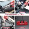 imageVARSK Car Vacuum Cleaner Portable Tire Inflator 4in1 High Power Handheld Car Vacuum ampamp Air Compressor with LED Light and Digital Tire Pressure Gauge LCD Display 12V DC 15FT Cord Car Gifts